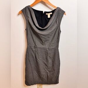 Banana Republic Black and Gray Mini Dress